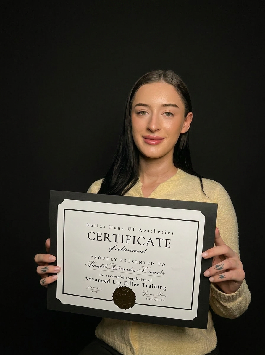 Dallas Haus Of Aesthetics graduate — Advanced Lip Filler