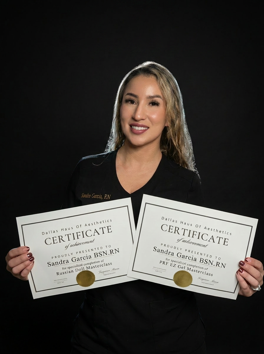 Dallas Haus Of Aesthetics graduate — PRF EZ Gel & Russian Lips