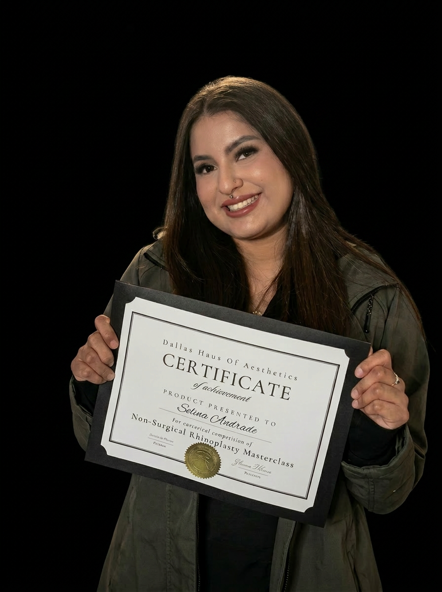 Dallas Haus Of Aesthetics graduate — Non-Surgical Rhinoplasty