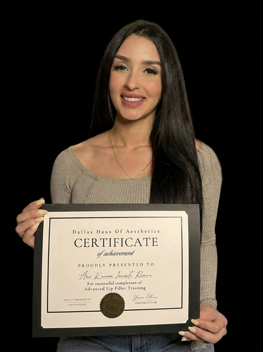 Dallas Haus Of Aesthetics graduate — Advanced Lip Filler