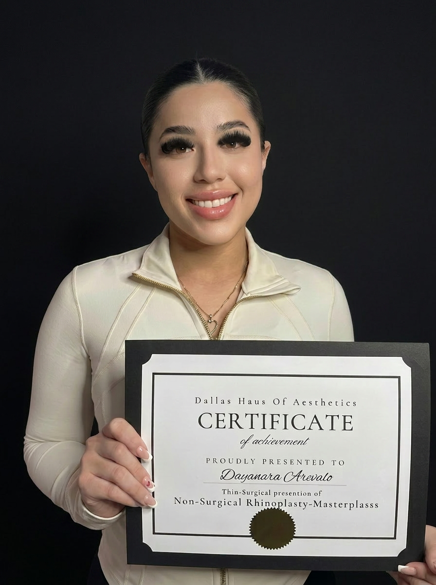Dallas Haus Of Aesthetics graduate — Non-Surgical Rhinoplasty